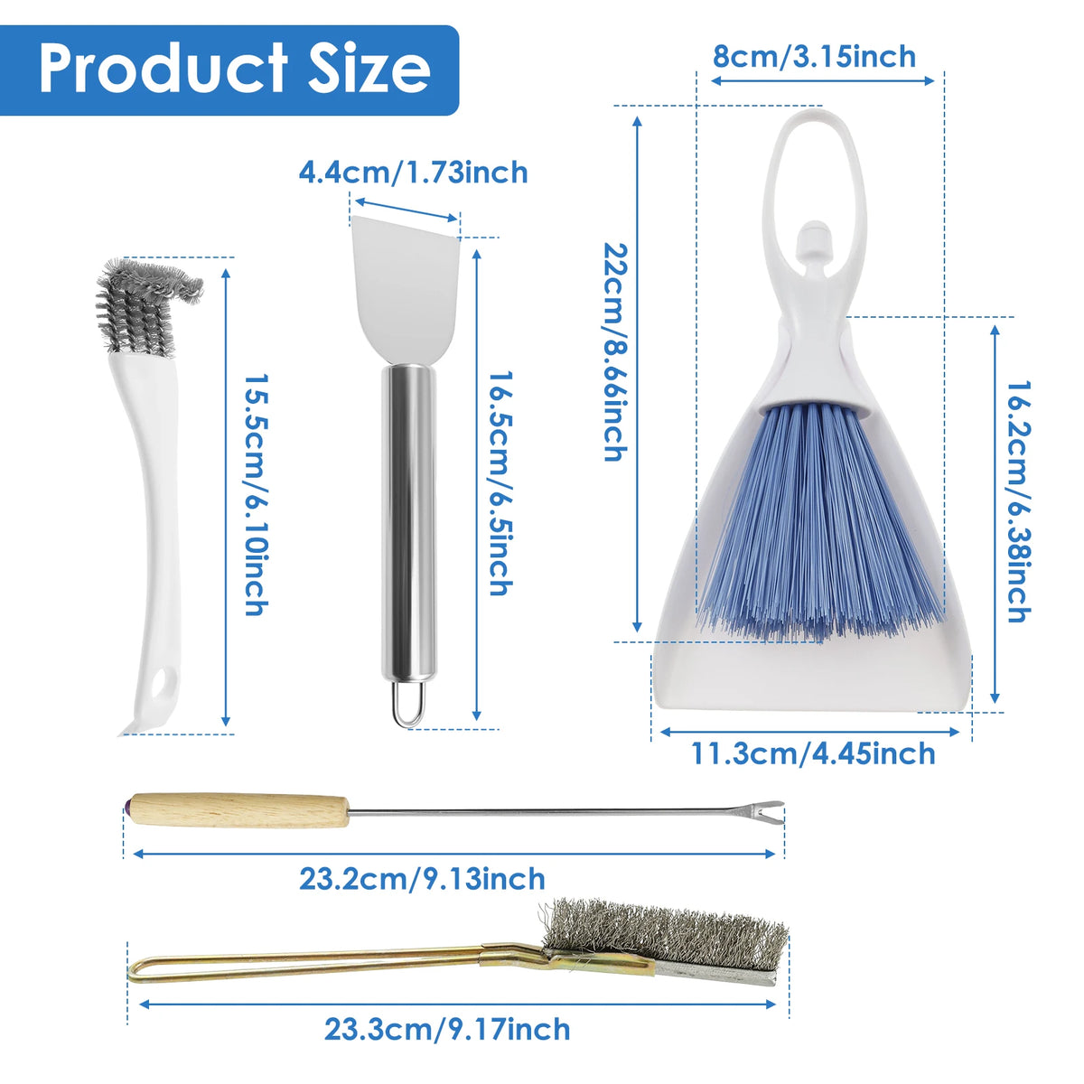 🔥5-Piece Bird Cage Cleaner & Scraper Set 🦜✨