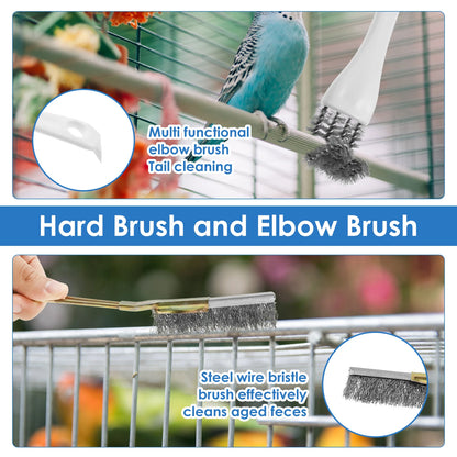 🔥5-Piece Bird Cage Cleaner & Scraper Set 🦜✨